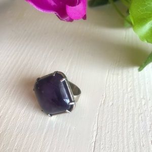 Beautiful Ring w/ Square Purple Stone